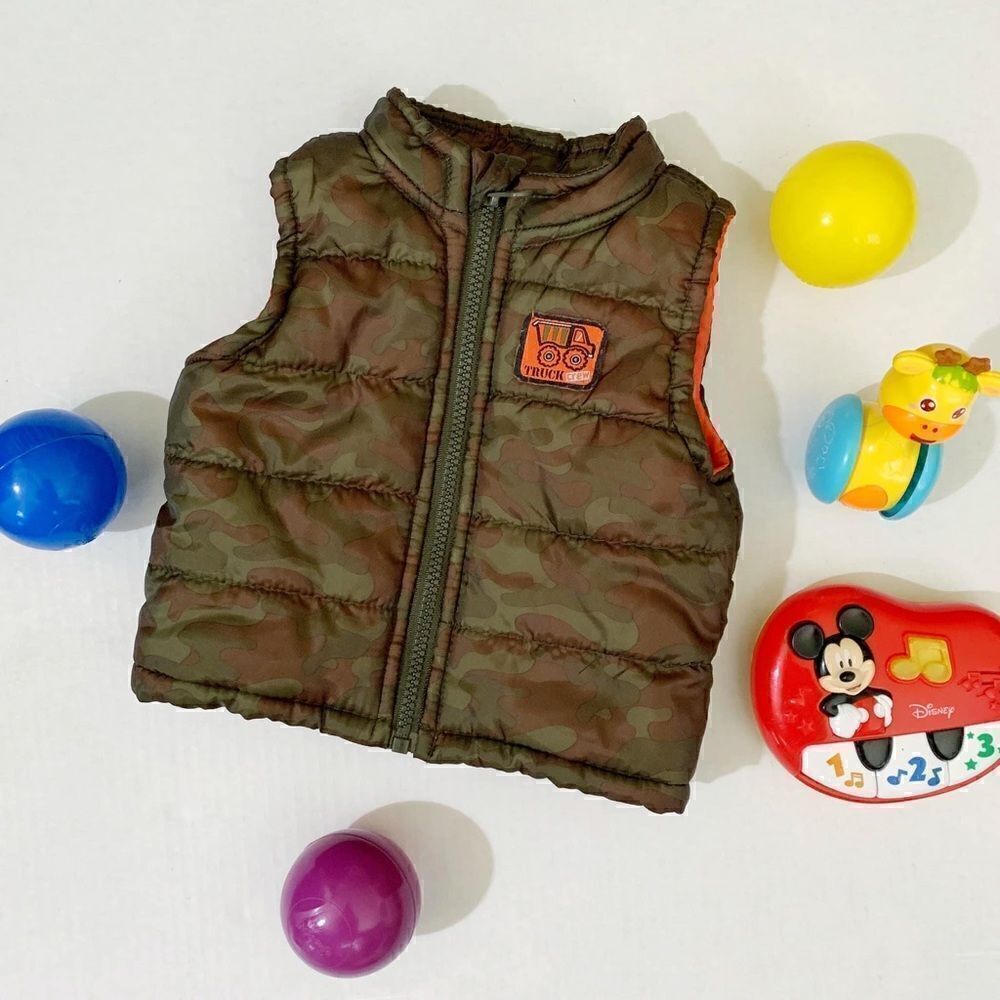 Healthtex 6-9 Months Baby Boy Camo Vest